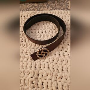J Mclaughlin Leather Reversible Belt. NWOT